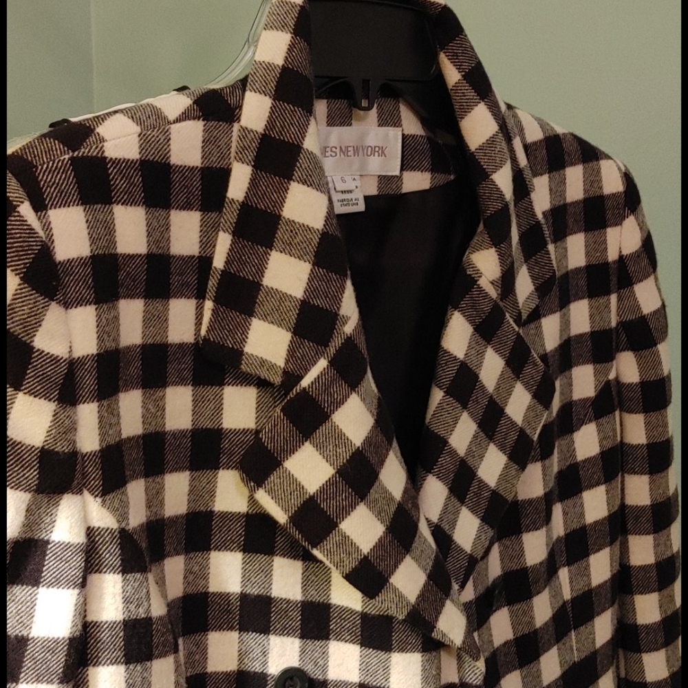 Wool Buffalo Check Blazer - Picture 5 of 7